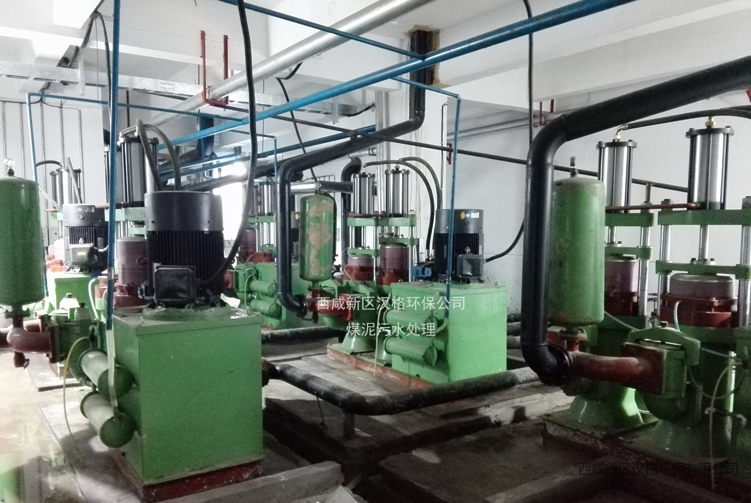 汉格环保压滤机专用泵洗煤行业应用